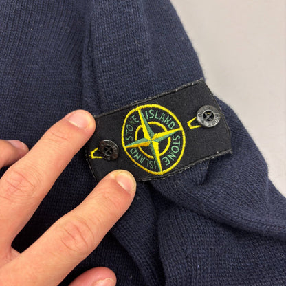 Blue Stone Island Knitted Sweater - Men S - Very Good - Revaleur