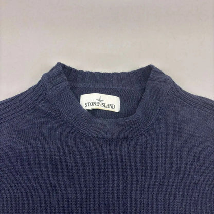 Blue Stone Island Knitted Sweater - S - Very Good - Revaleur