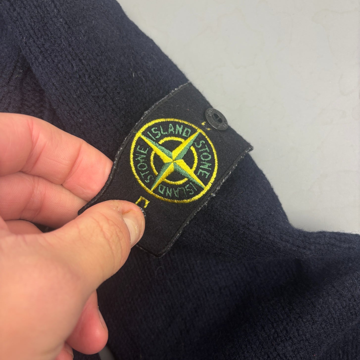 Blue Stone Island Turtleneck - Men L - Very Good - Revaleur