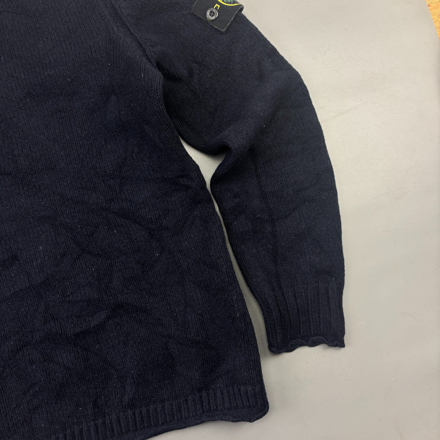 Blue Stone Island Turtleneck - Men L - Very Good - Revaleur