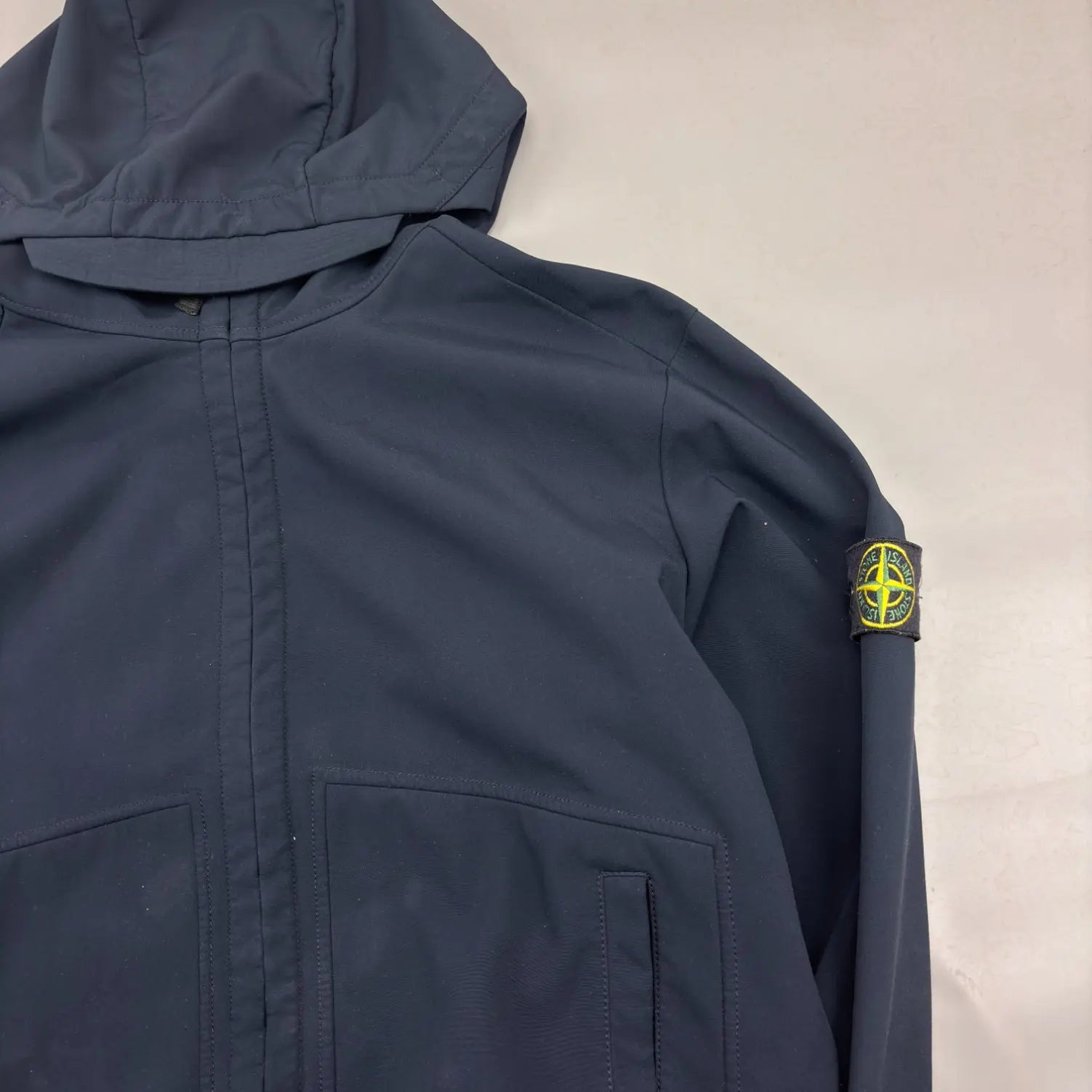 Blue Stone Island Windbreaker - XXL - Very Good - Revaleur