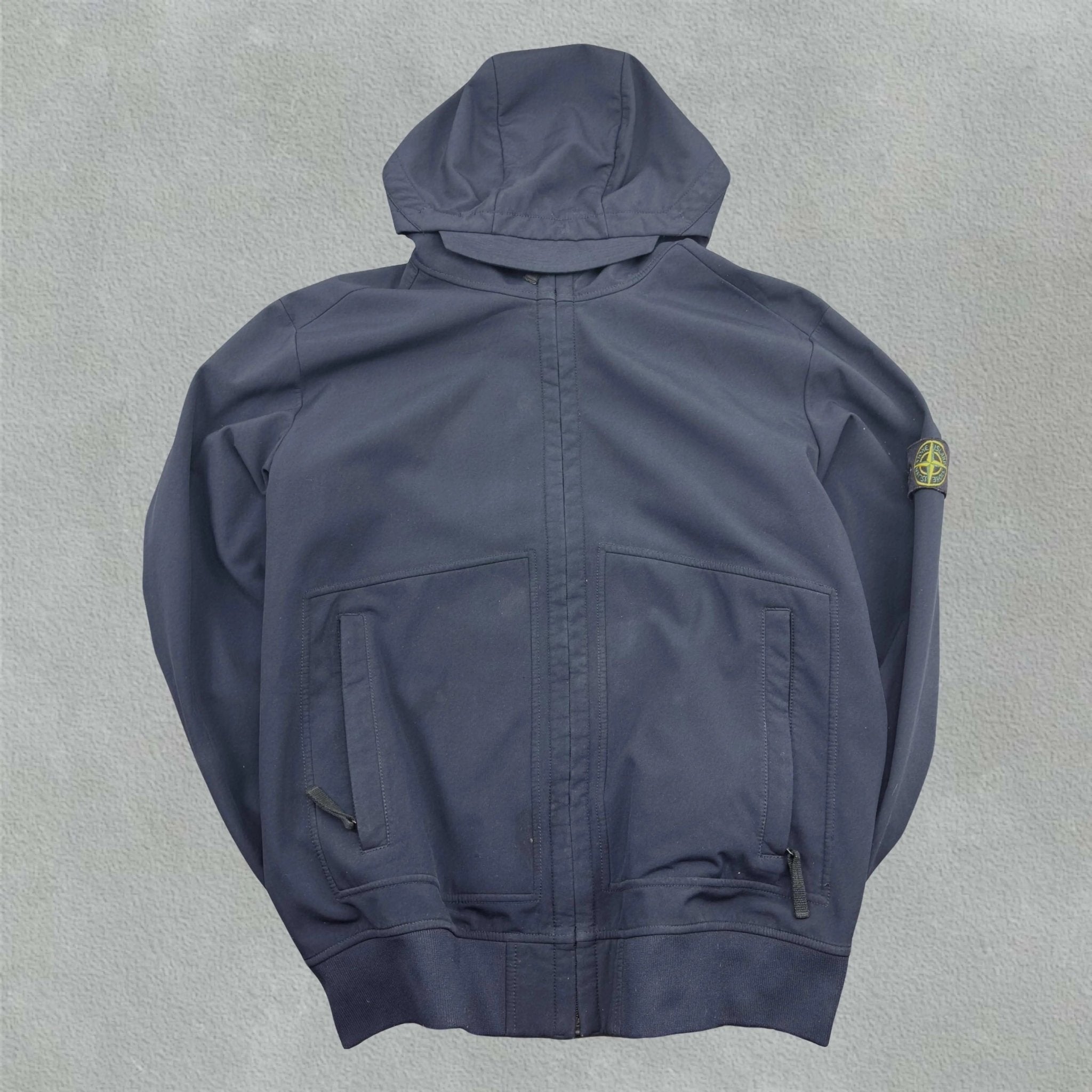 Blue Stone Island Windbreaker - XXL - Very Good - Revaleur