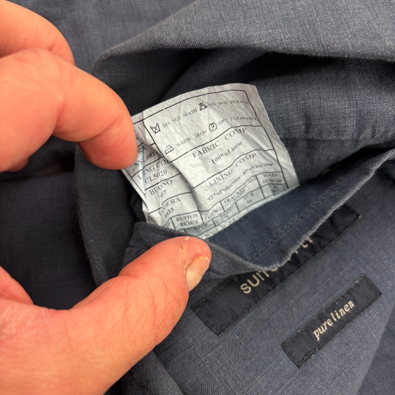 Blue Suitsupply Blazer - Men S - Very Good - Revaleur