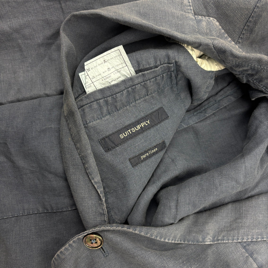 Blue Suitsupply Blazer - Men S - Very Good - Revaleur