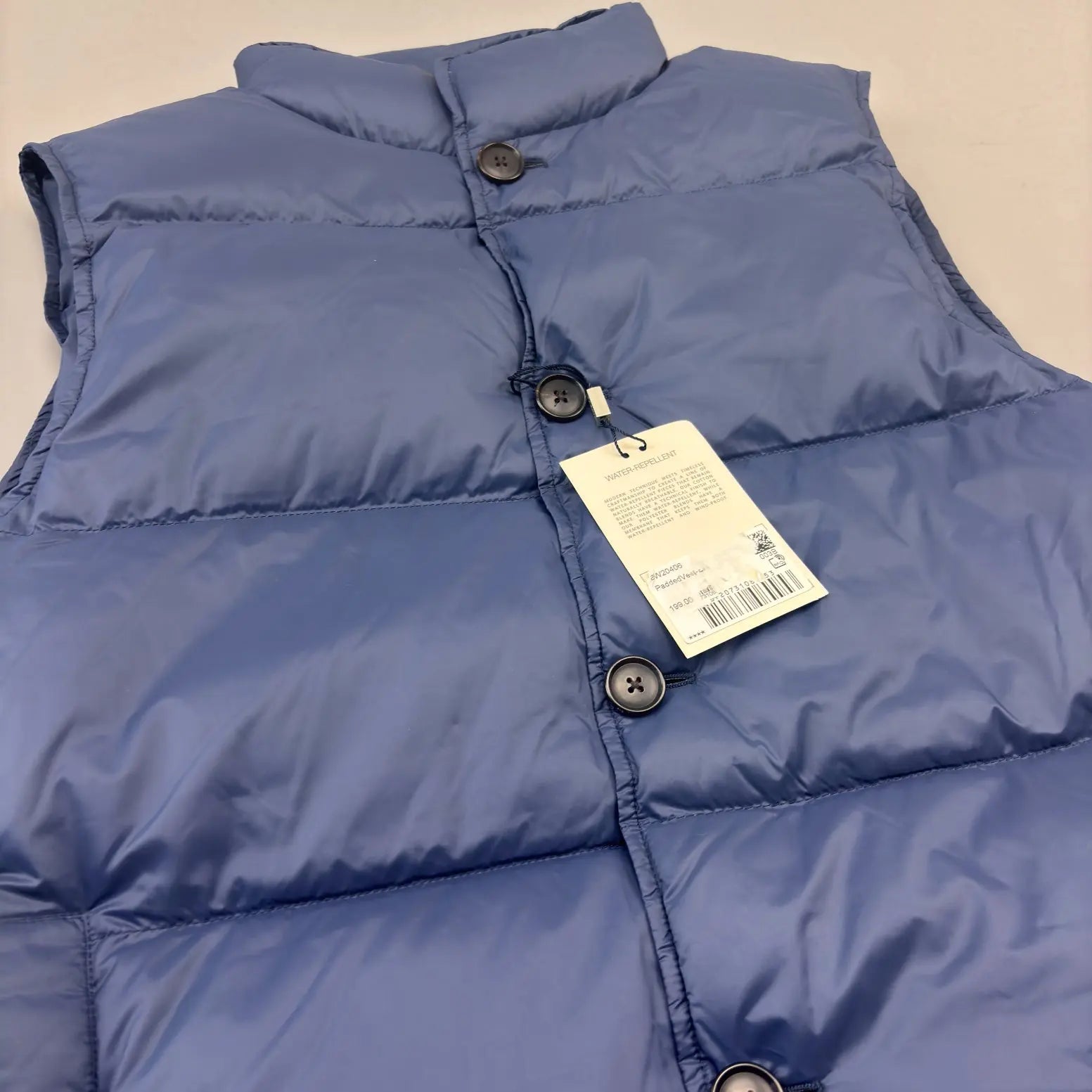 Blue Suitsupply Bodywarmer - Men L - New With Tags - Revaleur