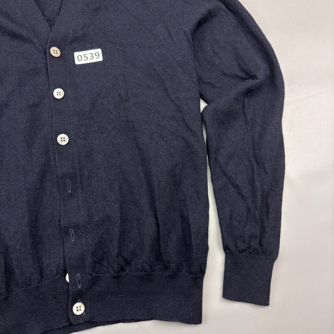 Blue Suitsupply Cardigan - L - New - Revaleur