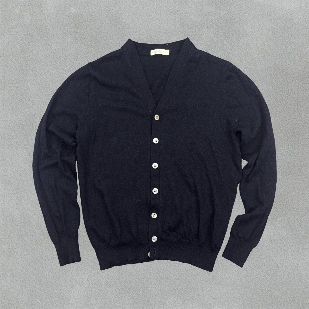 Blue Suitsupply Cardigan - Men L - Very Good - Revaleur