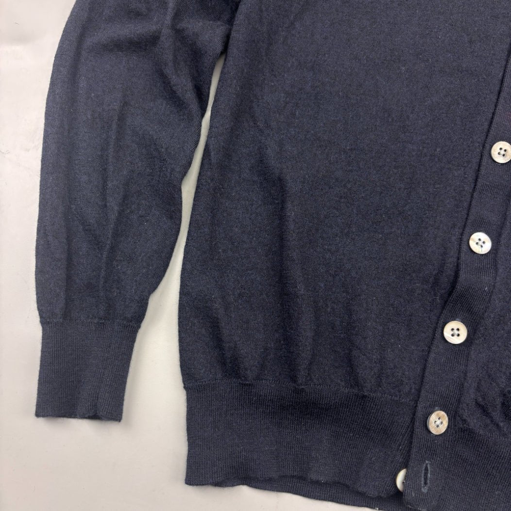 Blue Suitsupply Cardigan - Men L - Very Good - Revaleur