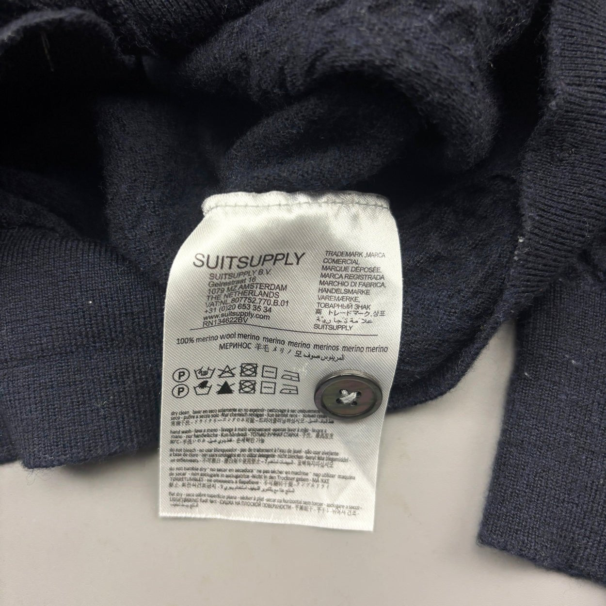 Blue Suitsupply Cardigan - Men S - Good - Revaleur