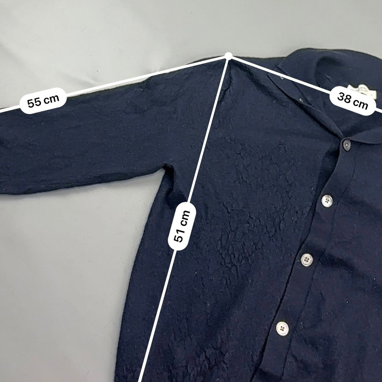 Blue Suitsupply Cardigan - Men S - Good - Revaleur