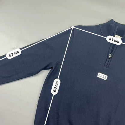 Blue Suitsupply Half Zip - Men M - New - Revaleur