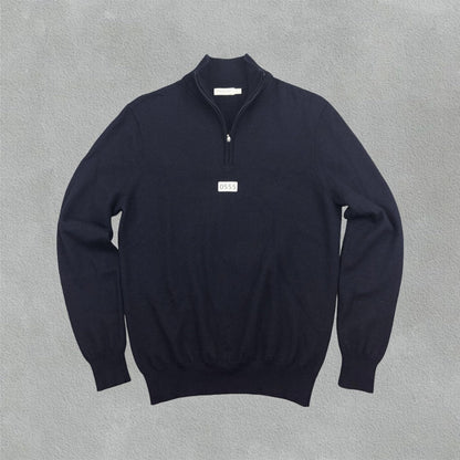 Blue Suitsupply Half Zip - Men M - New - Revaleur