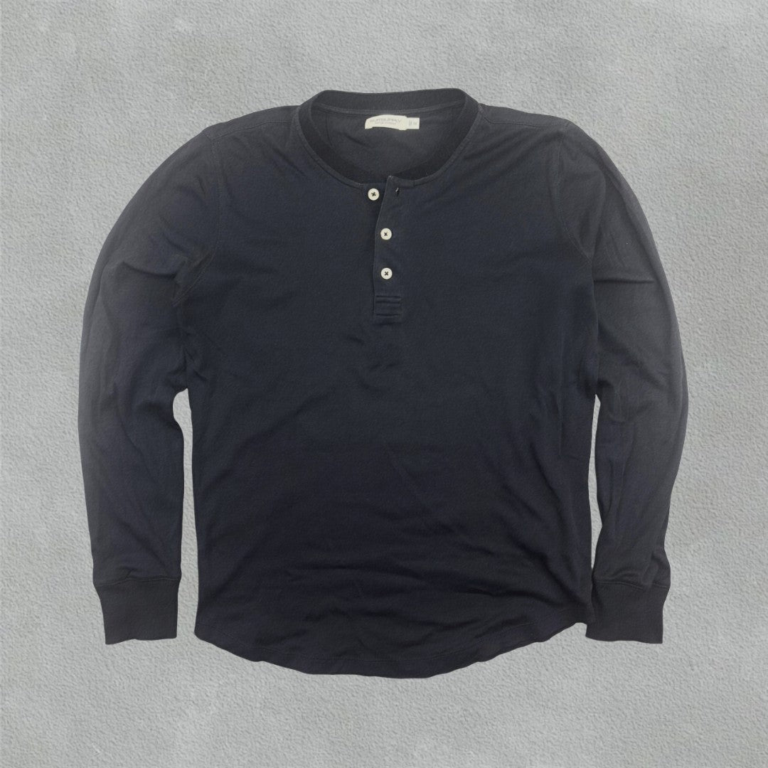 Blue Suitsupply Henley - Men M - New - Revaleur