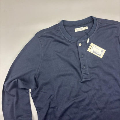 Blue Suitsupply Henley - Men S - New With Tags - Revaleur