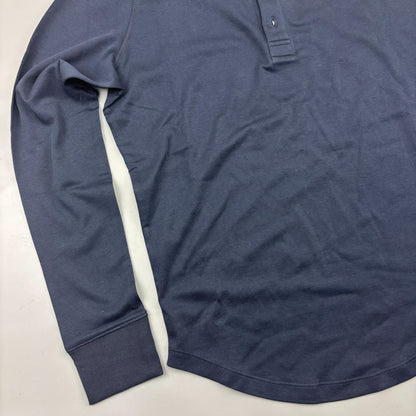 Blue Suitsupply Henley - Men S - New With Tags - Revaleur