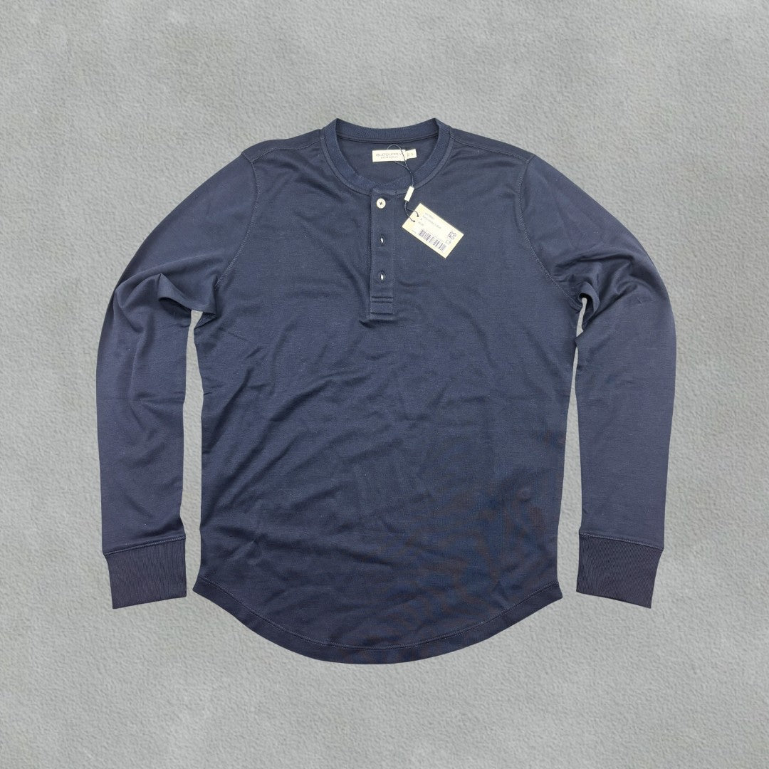 Blue Suitsupply Henley - Men S - New With Tags - Revaleur