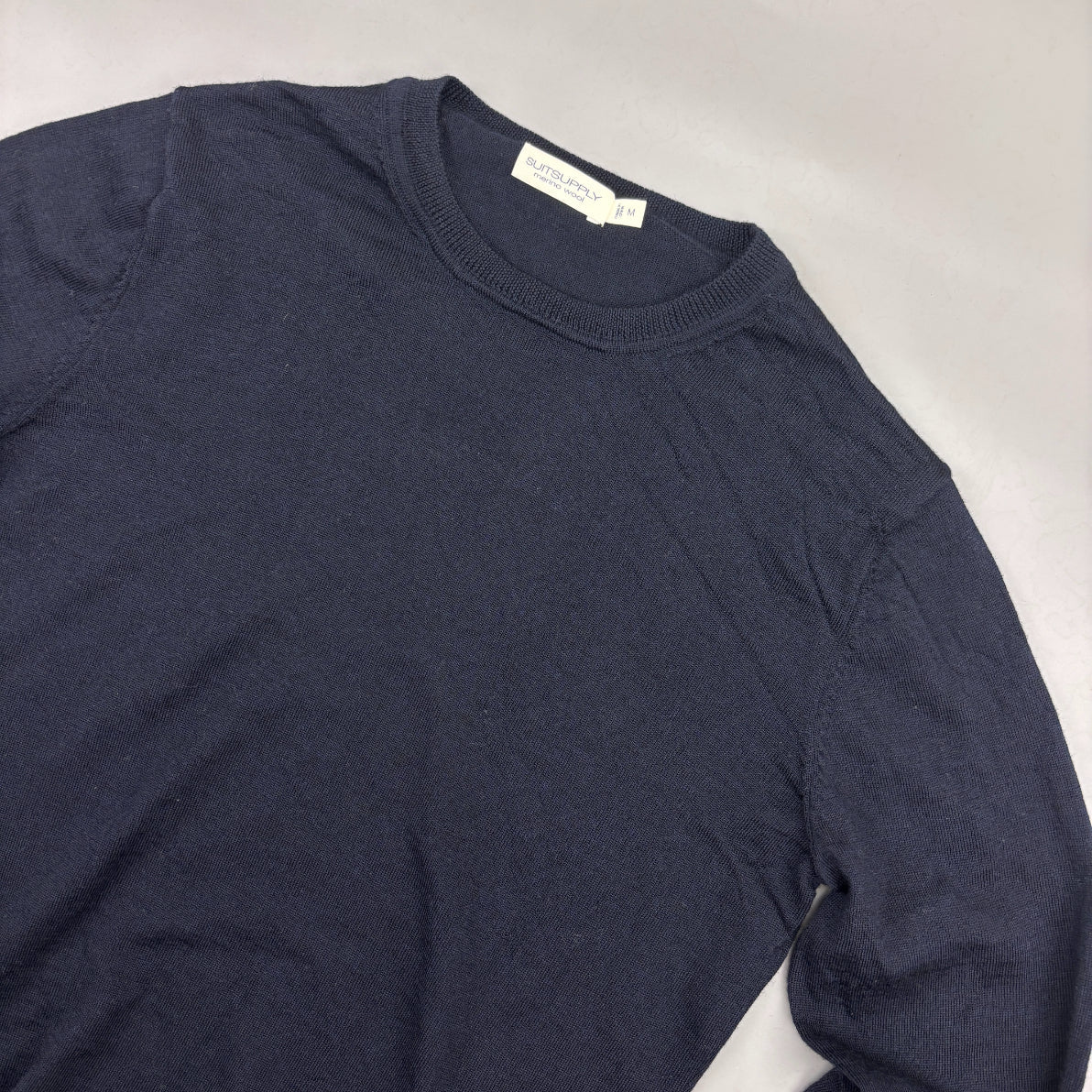 Blue Suitsupply Jumper - Men M - Very Good - Revaleur
