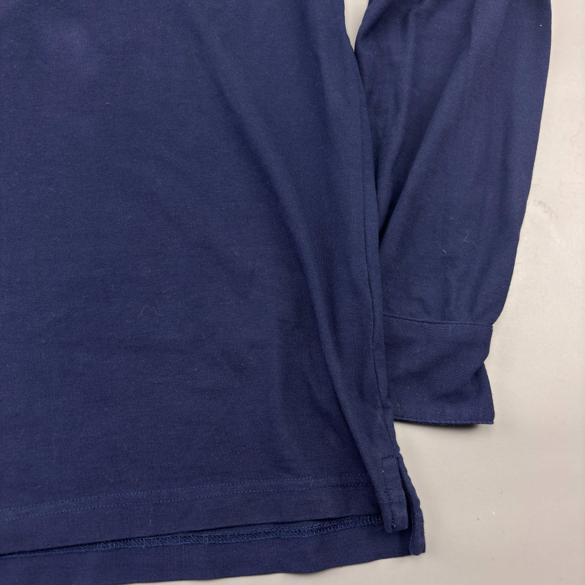 Blue Suitsupply Longsleeve Polo Shirt - M - Very Good - Revaleur