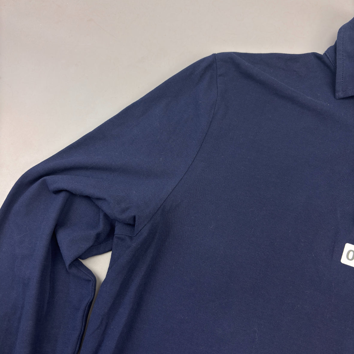 Blue Suitsupply Longsleeve Polo Shirt - M - Very Good - Revaleur