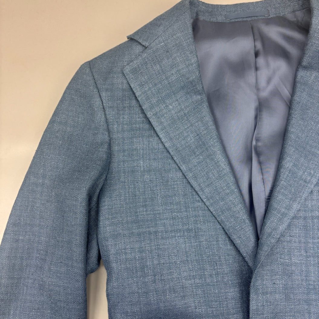 Blue Suitsupply Overcoat - Men L - New With Tags - Revaleur