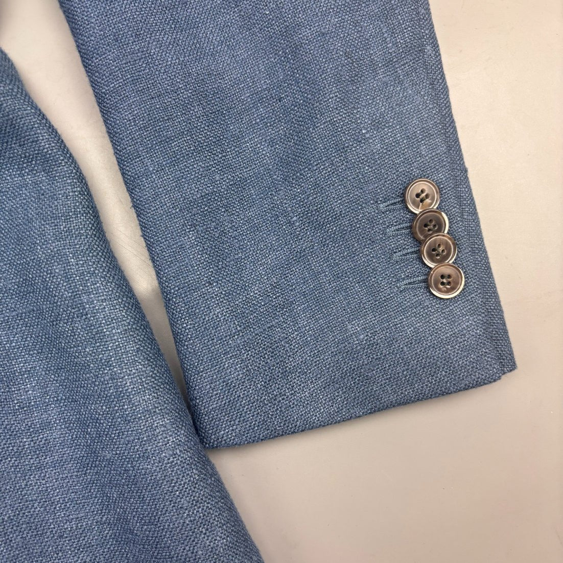 Blue Suitsupply Overcoat - Men L - New With Tags - Revaleur