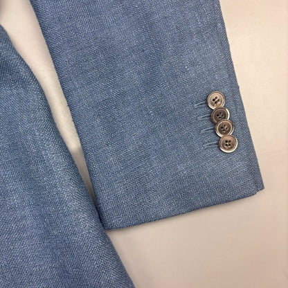 Blue Suitsupply Overcoat - Men L - New With Tags - Revaleur