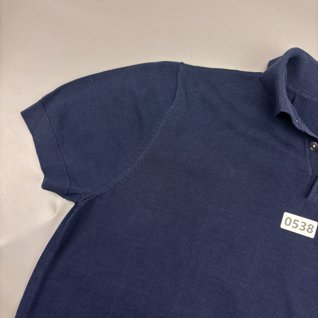 Blue Suitsupply Polo Shirt - Men L - Very Good - Revaleur