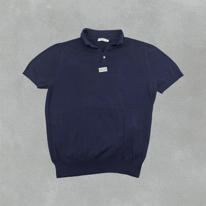 Blue Suitsupply Polo Shirt - Men L - Very Good - Revaleur