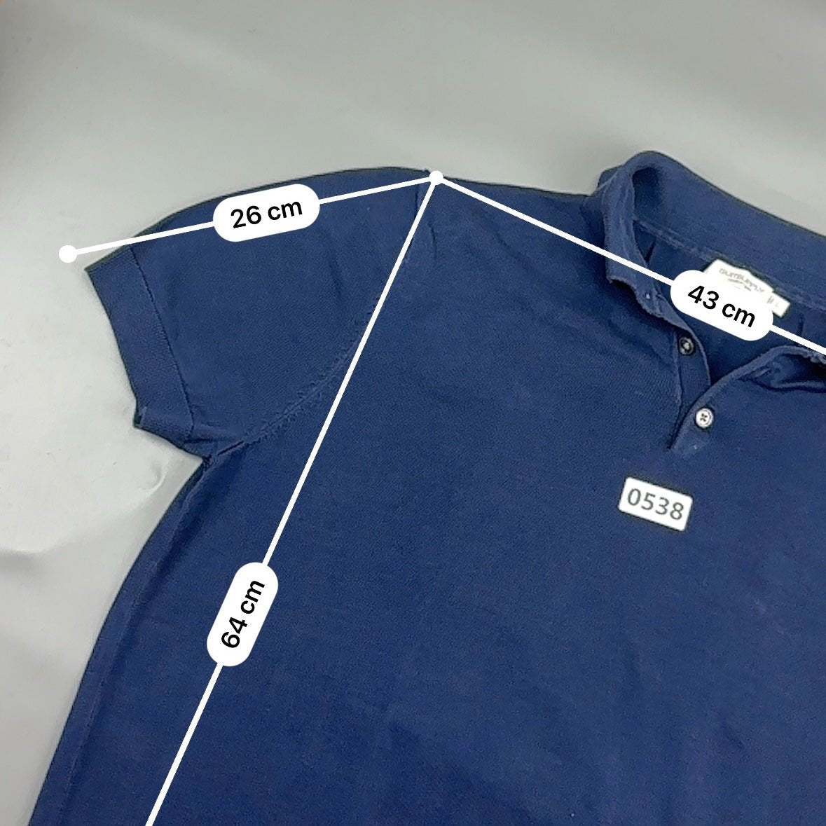 Blue Suitsupply Polo Shirt - Men L - Very Good - Revaleur