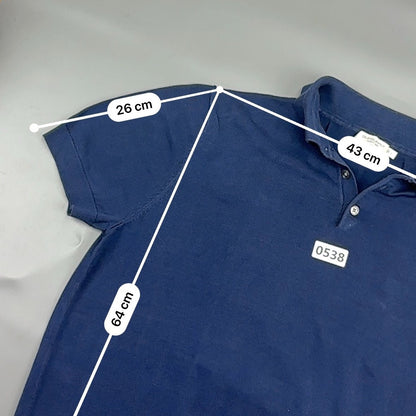 Blue Suitsupply Polo Shirt - Men L - Very Good - Revaleur