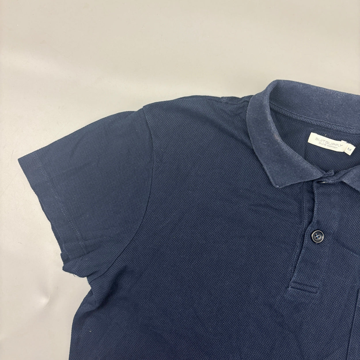 Blue Suitsupply Polo Shirt - Men M - Very Good - Revaleur