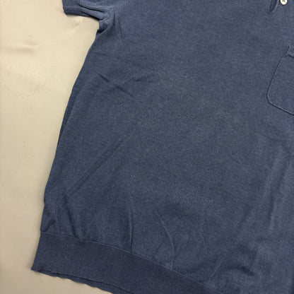 Blue Suitsupply Polo Shirt - Men XL - Very Good - Revaleur