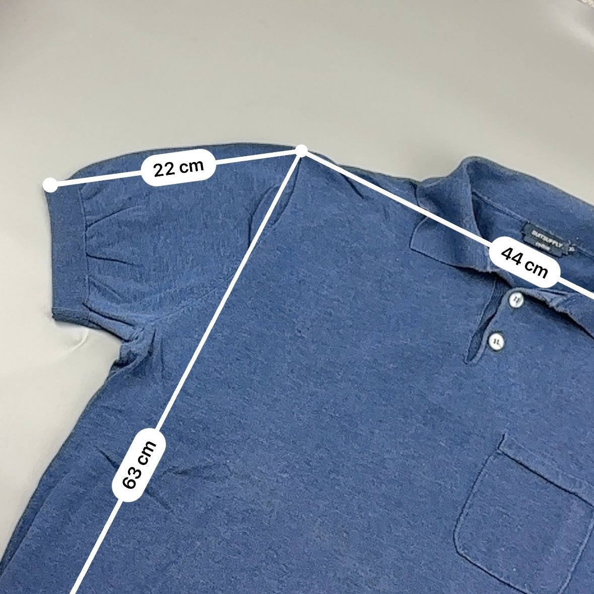 Blue Suitsupply Polo Shirt - Men XL - Very Good - Revaleur