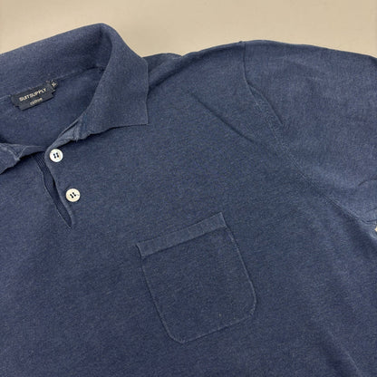 Blue Suitsupply Polo Shirt - Men XL - Very Good - Revaleur