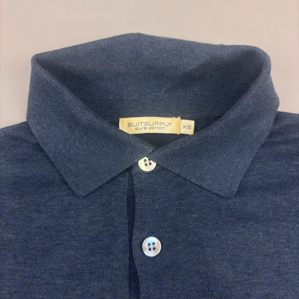 Blue Suitsupply Polo Shirt - XS - Very Good - Revaleur