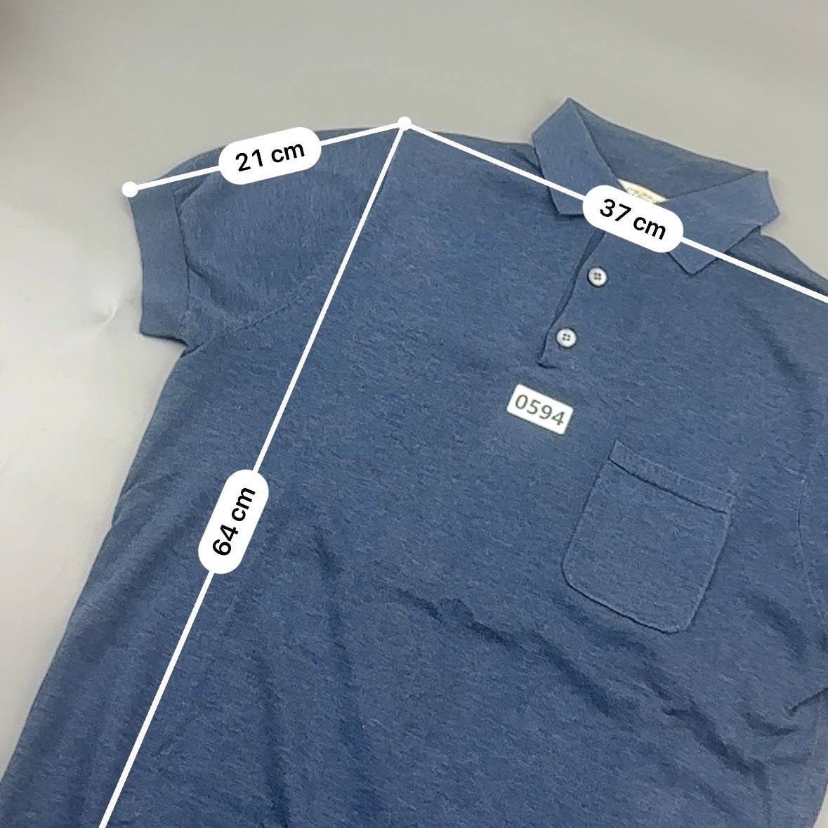 Blue Suitsupply Polo Shirt - XS - Very Good - Revaleur