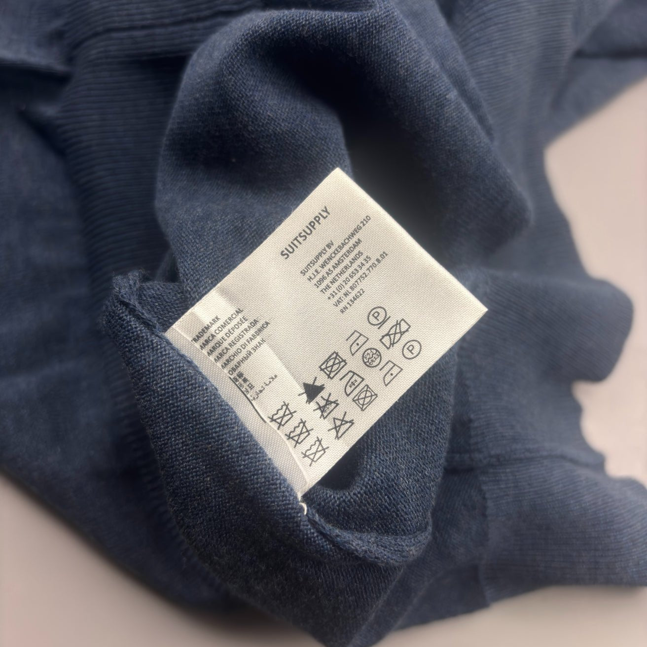 Blue Suitsupply Polo Shirt - XS - Very Good - Revaleur