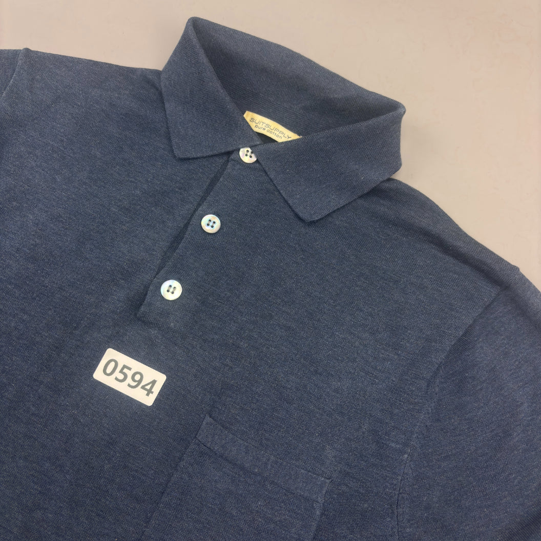 Blue Suitsupply Polo Shirt - XS - Very Good - Revaleur