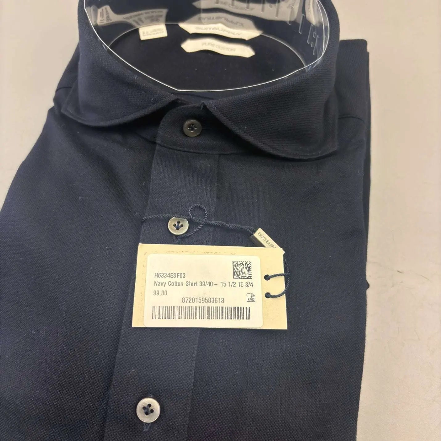 Blue Suitsupply Popover - Men 42 - New With Tags - Revaleur