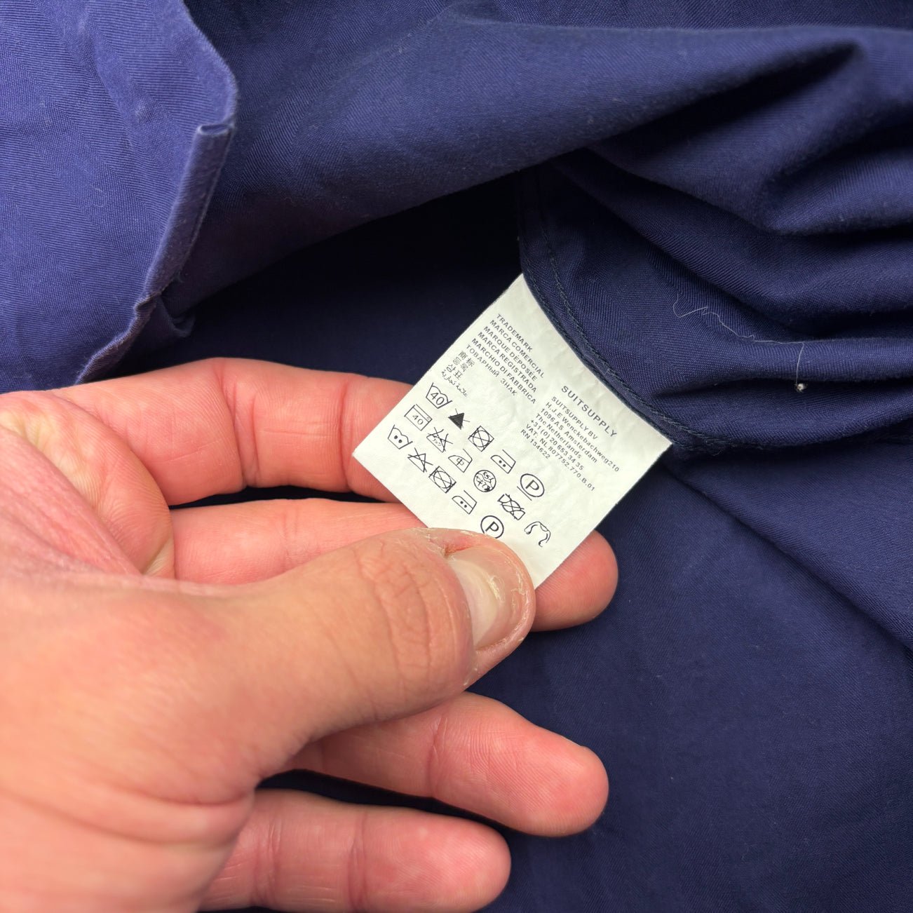 Blue Suitsupply Shirt - Men 38 - Very Good - Revaleur