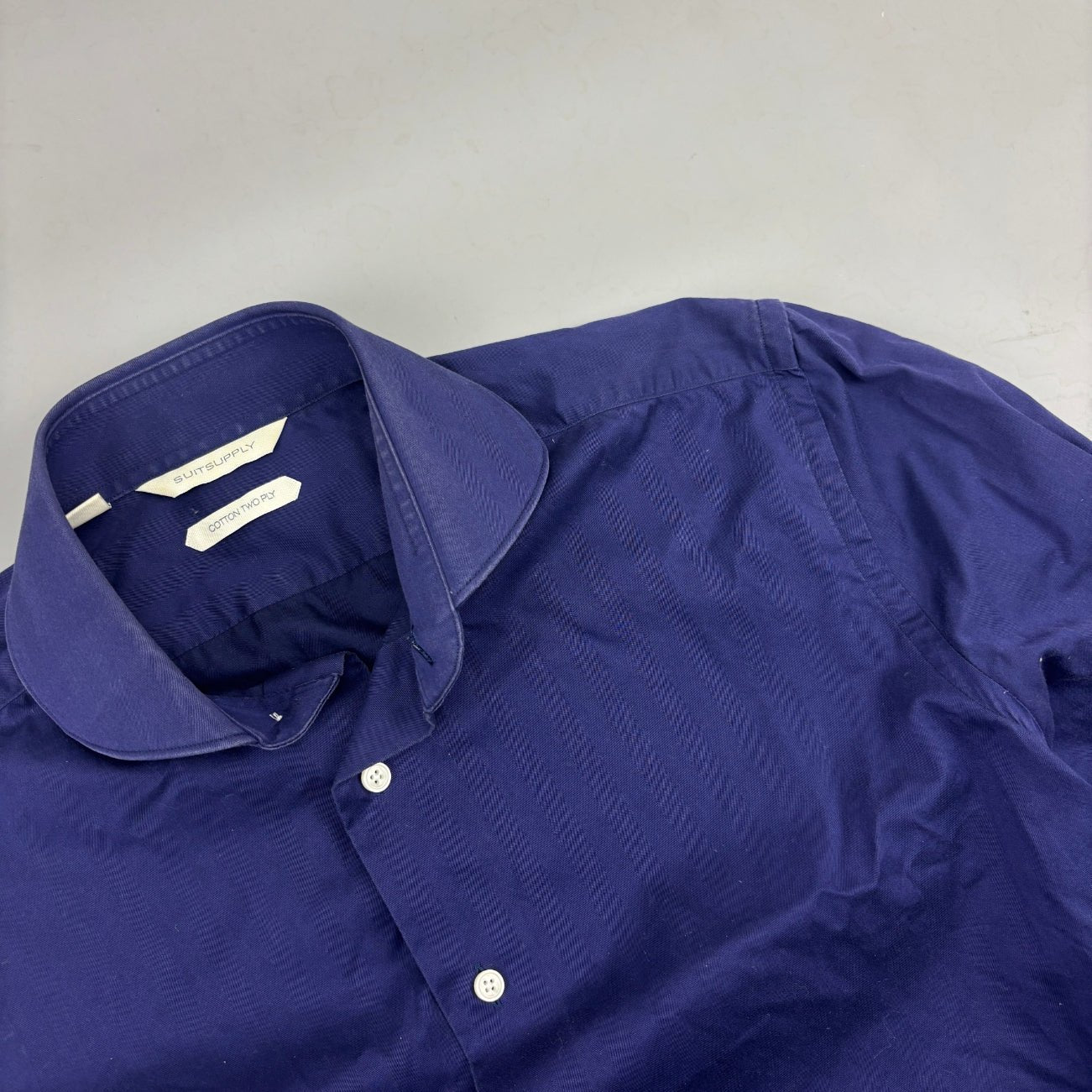 Blue Suitsupply Shirt - Men 38 - Very Good - Revaleur