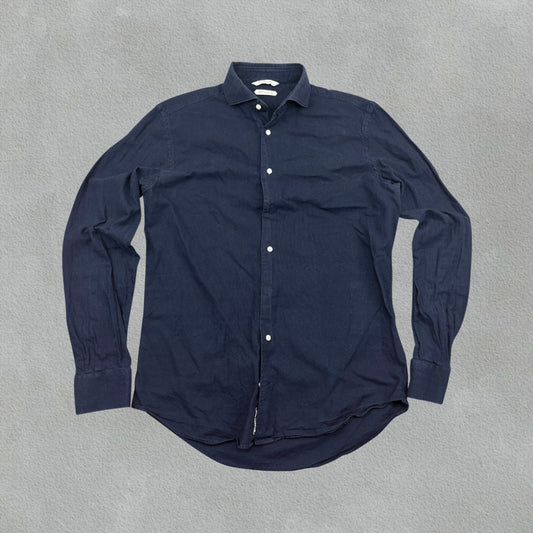 Blue Suitsupply Shirt - Men 39 - Very Good - Revaleur