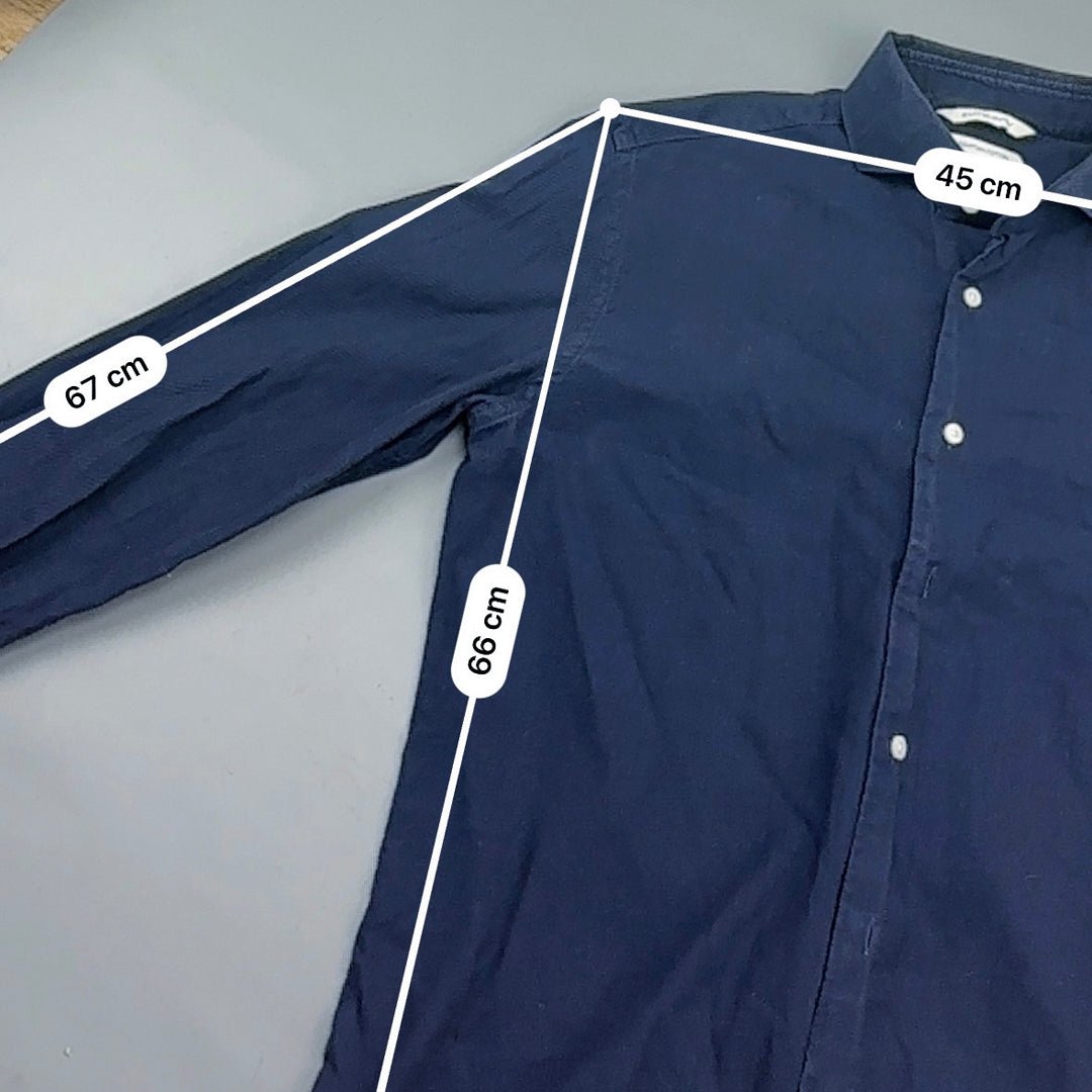 Blue Suitsupply Shirt - Men 39 - Very Good - Revaleur