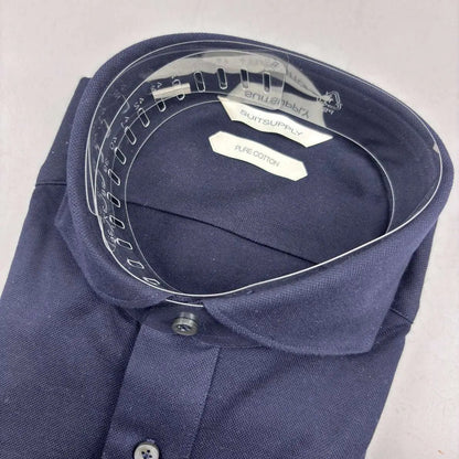 Blue Suitsupply Shirt - W40 - New With Tags - Revaleur