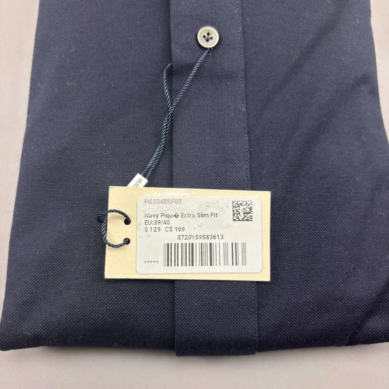 Blue Suitsupply Shirt - W40 - New With Tags - Revaleur