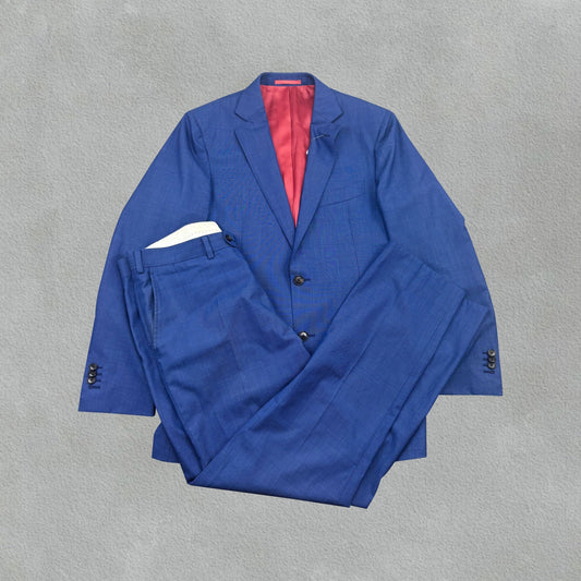 Blue Suitsupply Suit - Men Blazer 48 - Very Good - Revaleur