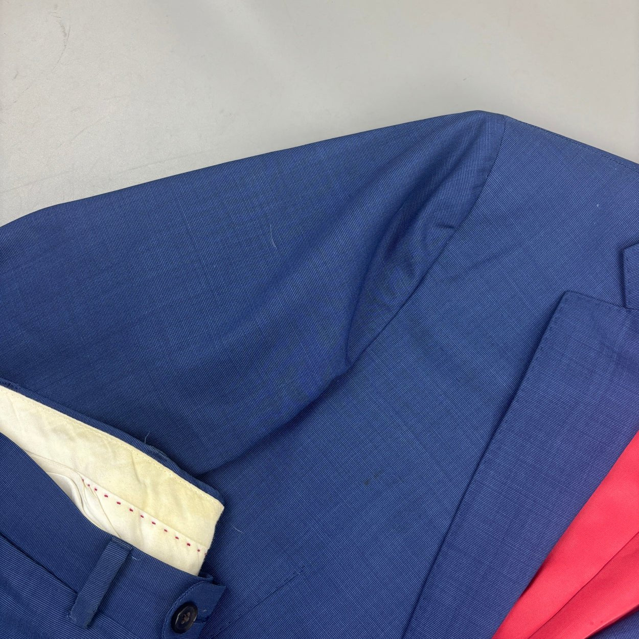 Blue Suitsupply Suit - Men Blazer 48 - Very Good - Revaleur