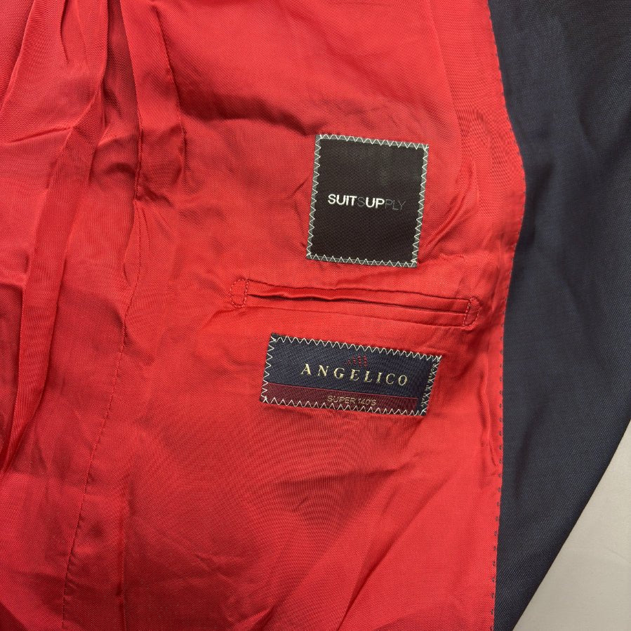 Blue Suitsupply Suit - Men L - Very Good - Revaleur