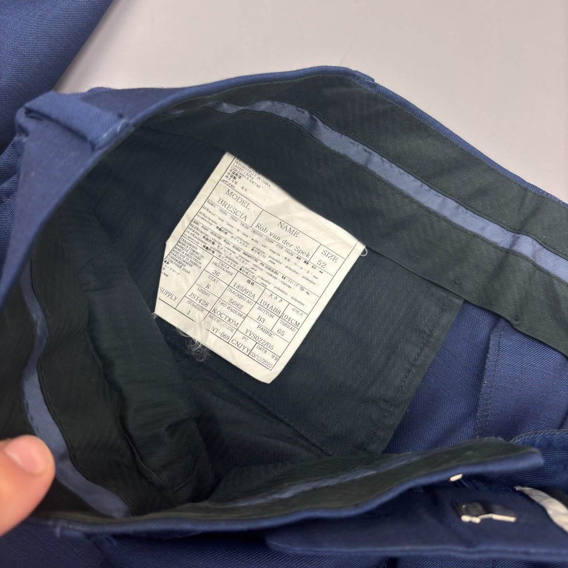 Blue Suitsupply Suit Pants - Men W36 - Very Good - Revaleur