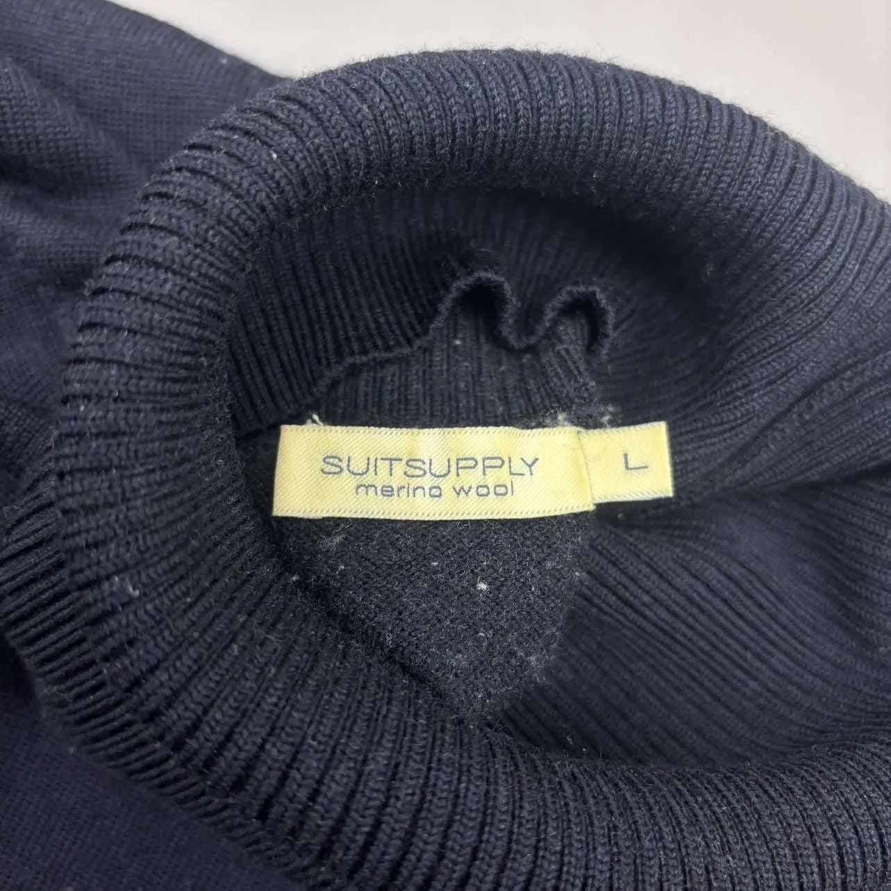 Blue Suitsupply Turtleneck - Men L - Very Good - Revaleur